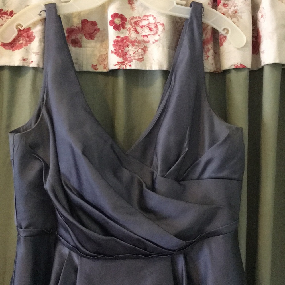 David's Bridal Graphite Dress
